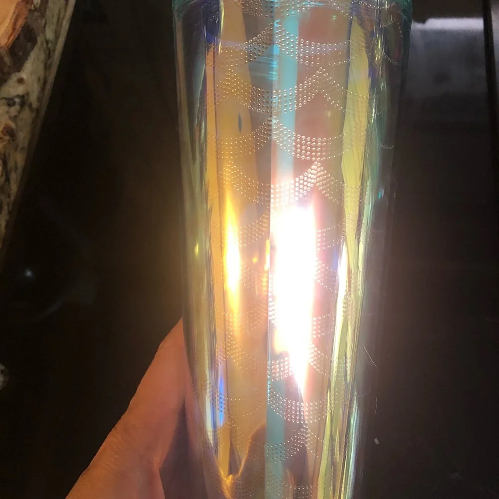 Starbucks 24 Oz Iridescent Mermaid Scale Cold Cup Tumbler